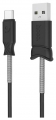 Дата-кабель Type-C HOCO X24 Pisces, 1.0м, круглый, 2.1A, силикон, цвет: чёрный